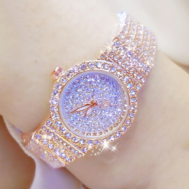 Luxury Zone - Damenarmbanduhr Berühmter Luxusmarken Diamant-Damenuhren Kleine Damenarmbanduhr