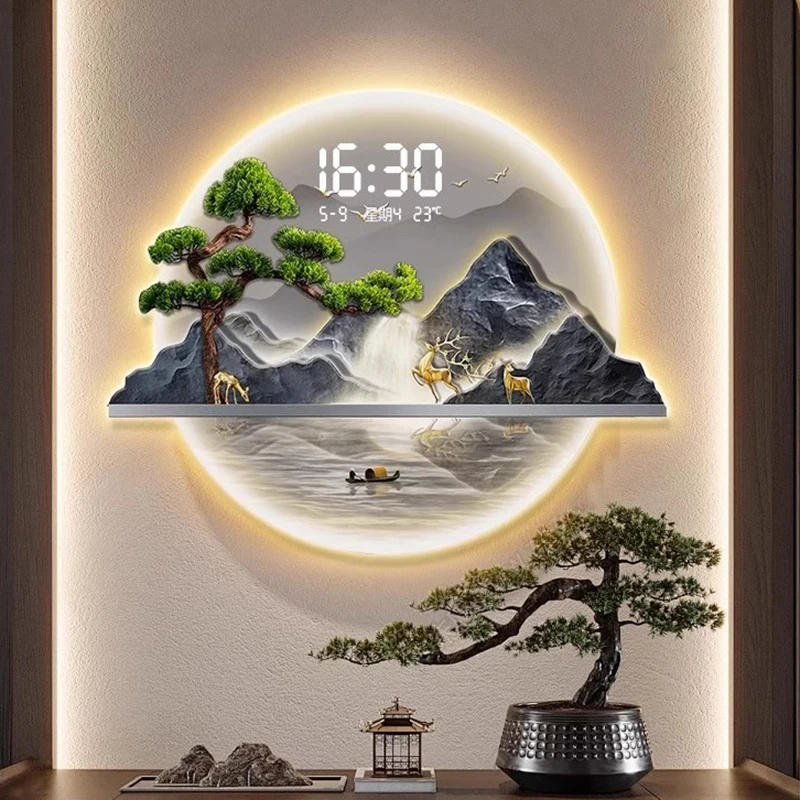 Luxury Lifestyle Design - Wanduhren im chinesischen Stil, moderne ästhetische